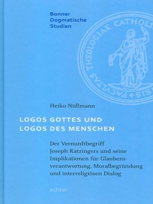 cover image of Logos Gottes und Logos des Menschen